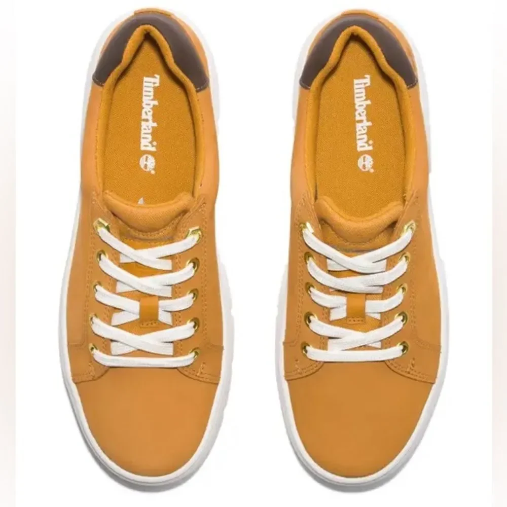 Timberland Laurel Court Ortholite Platform Sneaker Wheat Nubuck Size 8